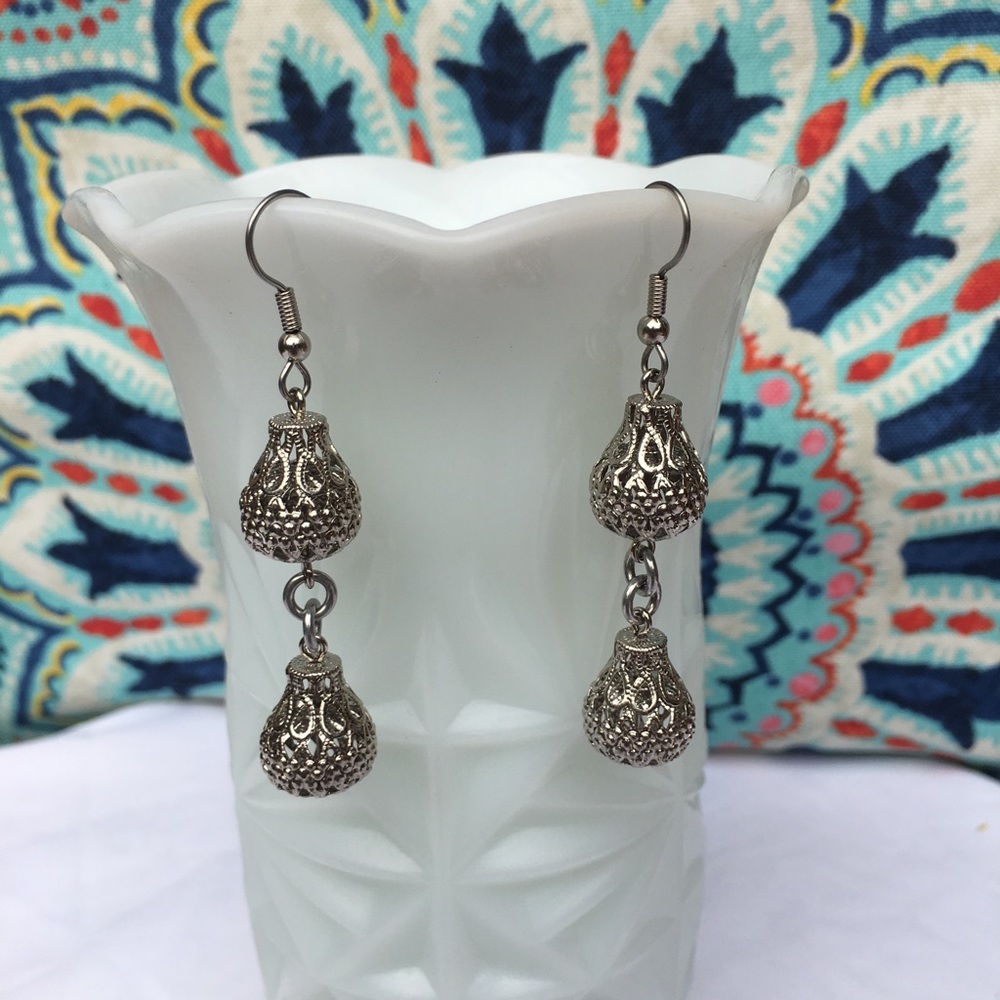 ❤️| Metal dangling earrings